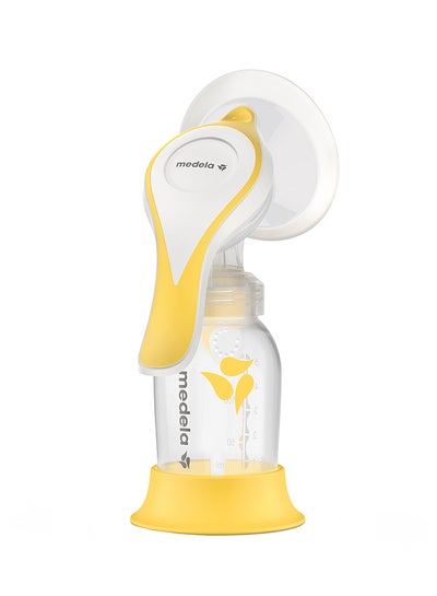 Buy Harmony Flex Manual Breast Pump - Clear/Yellow in UAE