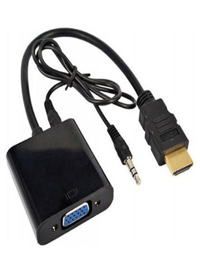 Buy Convert Hdmi To Vga With Audio Black in Egypt