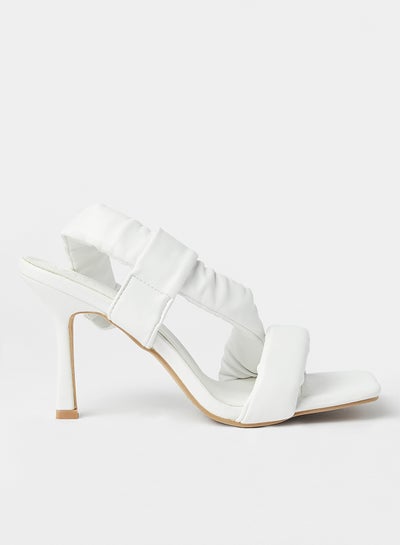 Buy Broad Strap Sandals White in Saudi Arabia