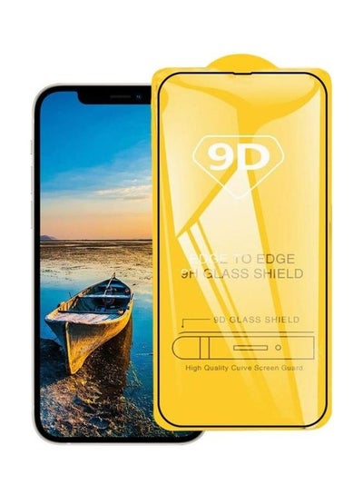 Buy 9D Full Screen Tempered Glass For iPhone 13/13 Pro Clear in Saudi Arabia