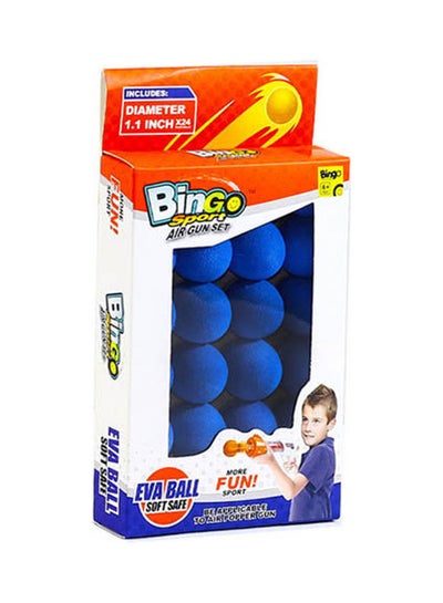 Buy Sport Air Gun 24 Pieces Foam Ball 1.1 Inch 2 Asst/ Assorted in Egypt