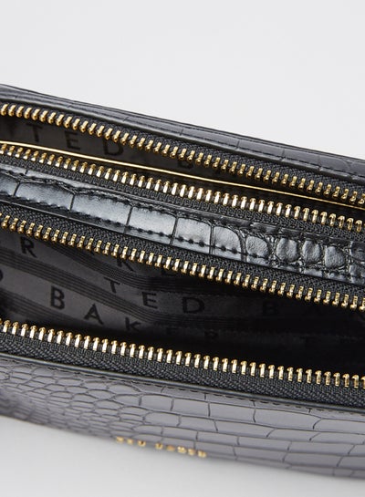 stina croc effect camera bolsa