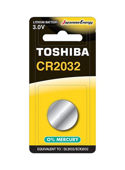 Buy 3.0V CR2032 Specialty Button/Coin Lithium Battery Silver in UAE