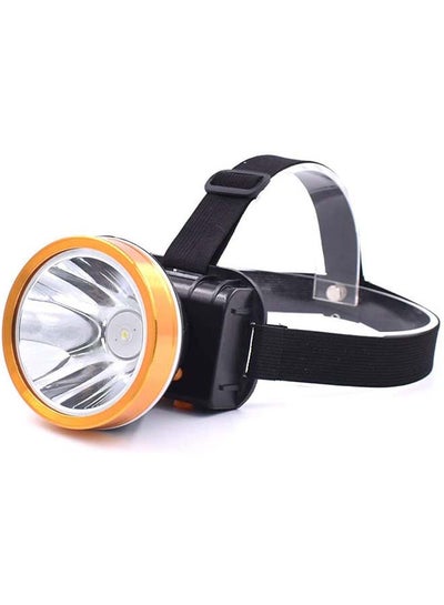 اشتري LED Outdoor Rechargeable Head Torch Light with USB Charging 15x20cm في الامارات