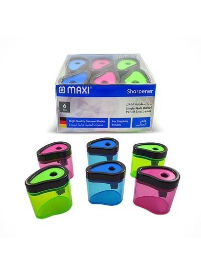 Buy 6- Piece Sharpeners Set Multicolour in UAE