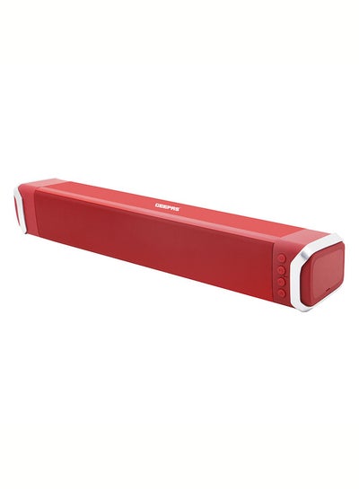 Buy Rechargeable Bluetooth Soundbar GMS11141UK Red in Saudi Arabia