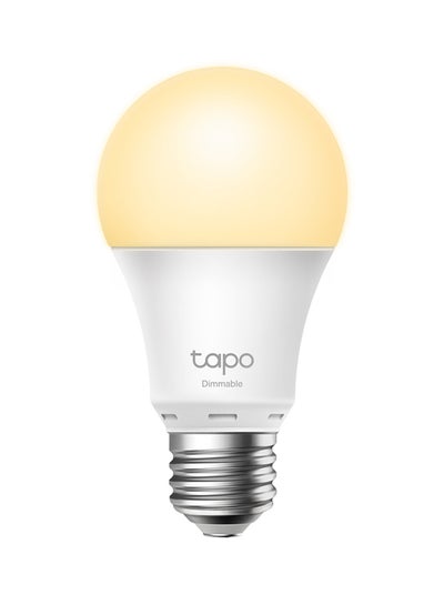 Buy Tapo L510E Smart Wi-Fi Light Bulb, Dimmable, E27 Socket, Schedule & Timer, No Hub Required, Energy Saving, 
Works with Google & Alexa, Remote Control with  Tapo app White in UAE