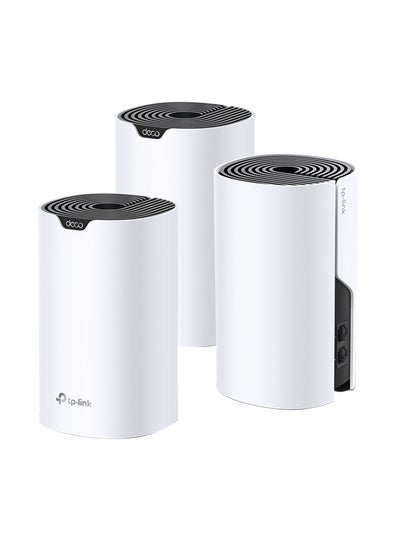 Buy Deco S4 (3-Pack) AC1200 Gigabit Advanced Whole Home Mesh Wi-Fi System, Coverage for 3-5 Bedroom Houses, 100 Devices Connectivity, Parental Controls, Replaces WiFi Router and Extender, Works with Alexa White in UAE