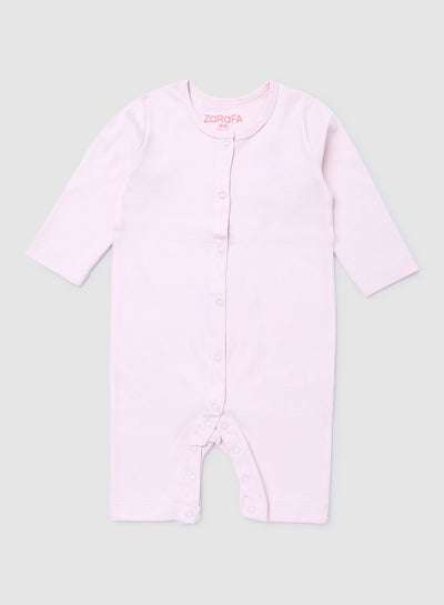 اشتري Baby Boys Onesies With Front Open Snap وردي باودر في الامارات