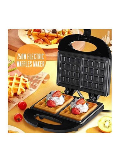 Buy Waffle Maker  750 W 750.0 W SK-113 Black in Egypt