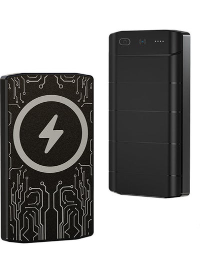 اشتري Magnetic Power Bank For iPhone 12/12 Pro/12 Pro Max 6000 مللي أمبير / ساعة أسود في الامارات