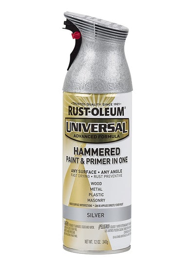 Buy Universal Hammered Spray Paint Silver in UAE
