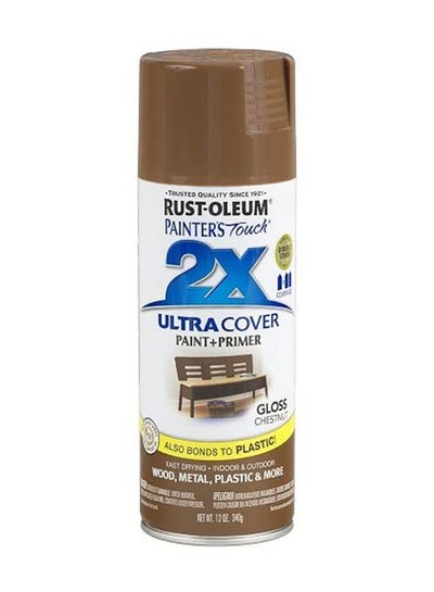 Buy Rust-Oleum 249847 Painter's Touch 2X Ultra Cover Spray Paint, 12 oz, Chestnut in UAE