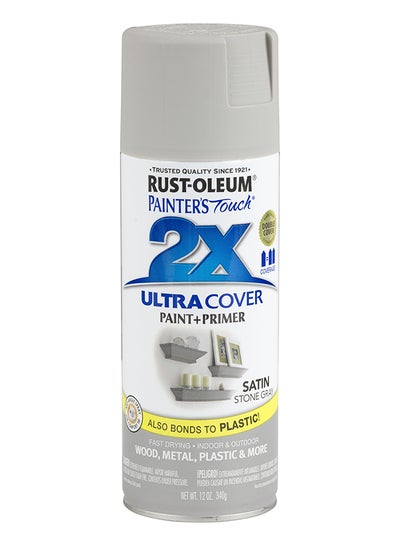 Buy Painter'S Touch 2X Ultra Cover Spray Paint Stone Grey in UAE
