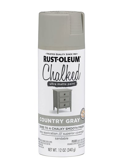 Buy Chalked Ultra Matte Spray Paint Country Gray in UAE