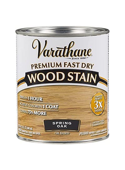 Buy Varathane Premium Fast Dry Wood Stain Spring Oak 237ml in Egypt