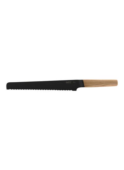 Buy Bread Knife With Wooden Handle Black in Egypt
