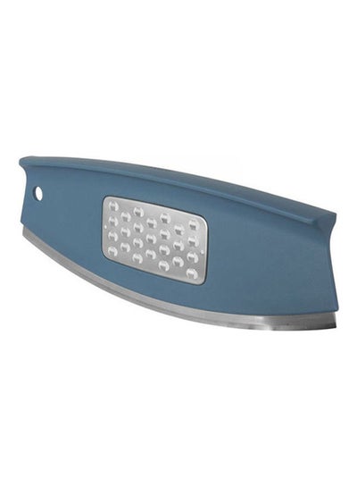 Buy Pizza Cutter With Cheese Grater Stainless Steel-Plastic Blue in Egypt