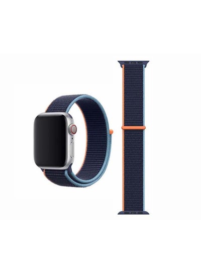 Buy Replacement Band For Apple Watch Series 6/SE/5/4/3/2/1 Deep Navy in Saudi Arabia