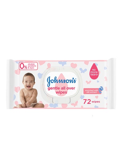 Buy Baby Wipes - Gentle All Over, Pack of 72 wipes in Egypt