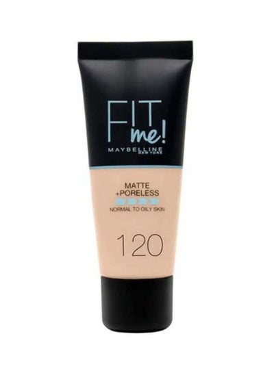 Buy Maybelline New York Fit Me Matte + Poreless 120 CLASSIC IVORY in Egypt