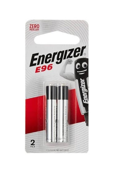 Buy Energizer E96 Max Alkaline AAAA Batteries Pack of 2 in Saudi Arabia