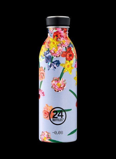 Buy Flower Fall Urban Lightest Insulated Stainless Steel Water Bottle Multicolour 6.5 x 21cm in UAE