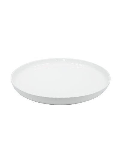 Buy Large Service Plate White 51x51cm in Saudi Arabia