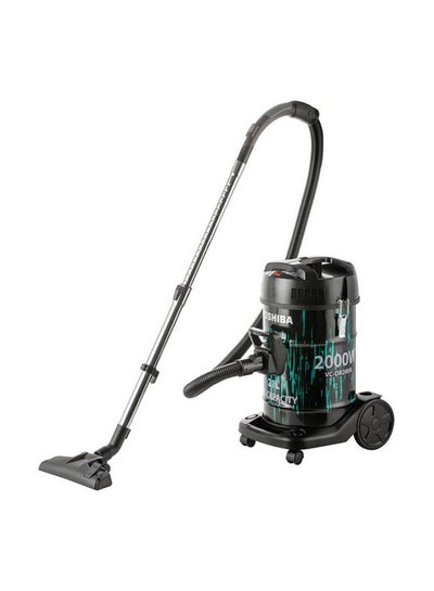 Buy Vacuum Cleaner 21 L, Blowing Function, Pull Handle On Dust Tank, Precise & Adjustable Airflow 21 L 2000 W VC-DR200ABF(B) Black/Aqua in UAE