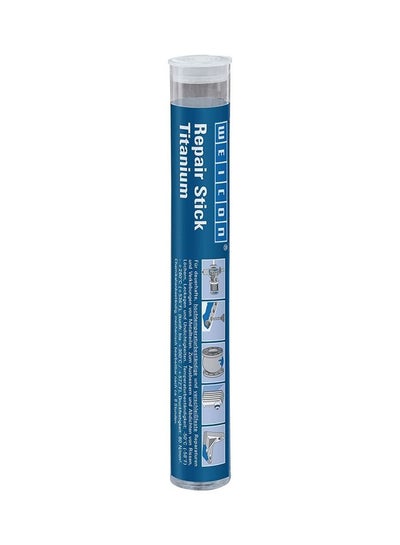 Buy Repair Stick Titanium 115 G 2-Component Special Adhesive Epoxy Resin Heat And Wear Resistant Repair For Metal Parts, Containers Etc Grey-Green 57g in UAE