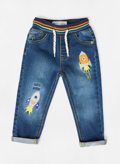 Buy Now - Baby Space Print Jeans Blue 