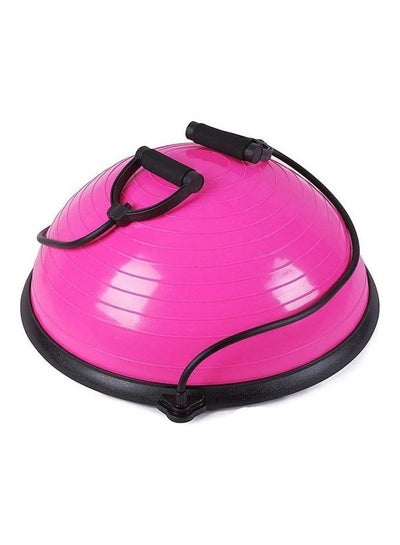 Buy Exercise Balance Ball With Resistance Bands 50cm in UAE