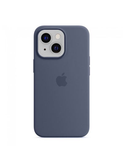 Buy Protective Silicone Case Cover For iPhone 13 (6.1 inch) Dark Blue in Saudi Arabia