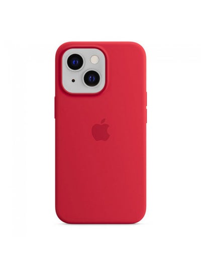 Buy Protective Silicone Case Cover For iPhone 13 (6.1 inch) Red in Saudi Arabia