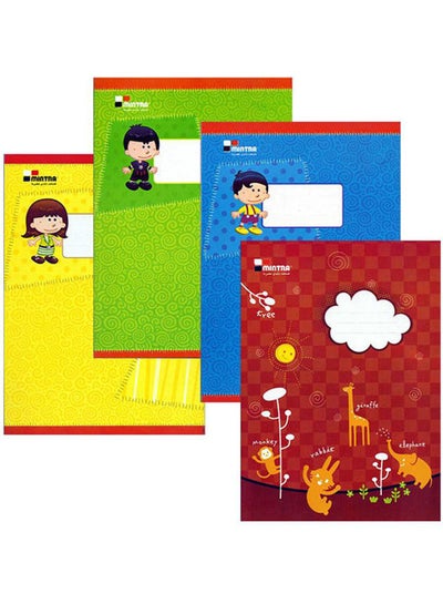 Buy Stapled Notebook, English Ruling 40 Sheets Multicolour in Egypt