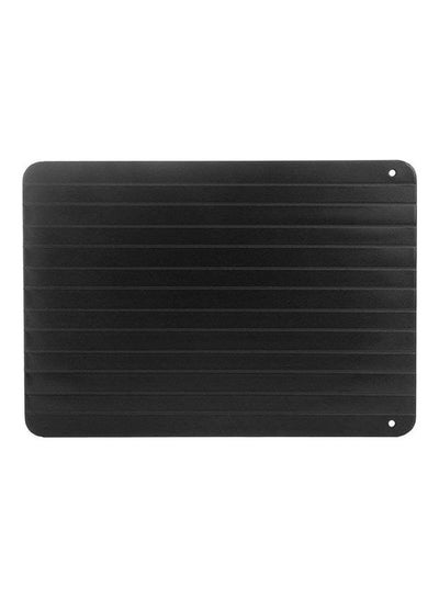 Buy Frozen Food Quickly Defrosting Tray Black 29.4  x  22.2  x  1.6cm in Egypt