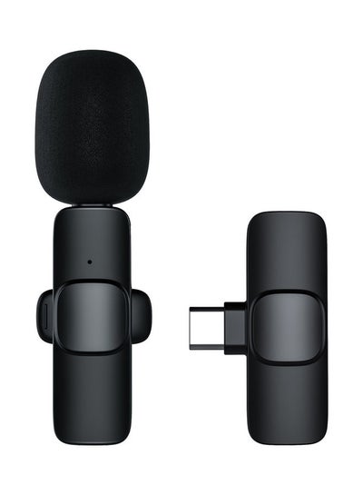 اشتري 360 Mini Wireless Lavalier Microphone Black في السعودية