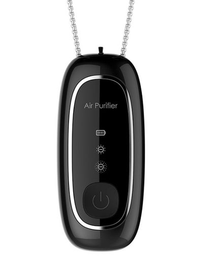 Buy New Style Necklace Wearable Personal Portable Negative Anion Air Purifier Black 16cm in Saudi Arabia