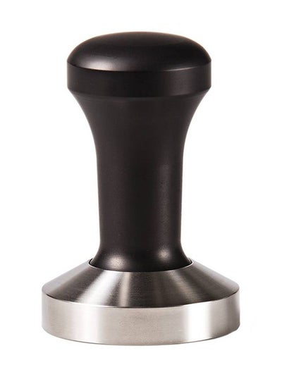 Buy Stainless Steel Espresso Coffee Press Tamper Black/Silver 51x91mm in UAE