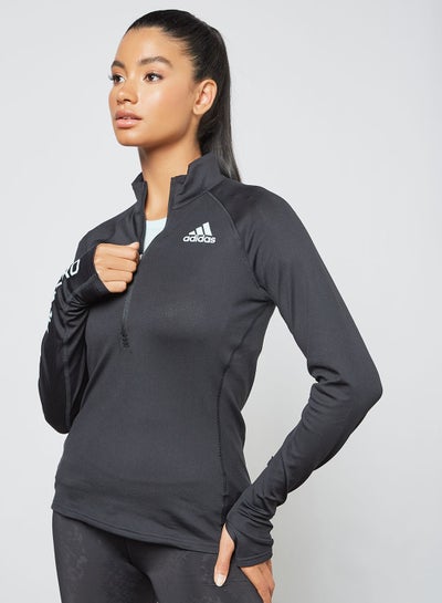  AjezMax Womens 1/4 Zip Pullover Running Athletic Shirt