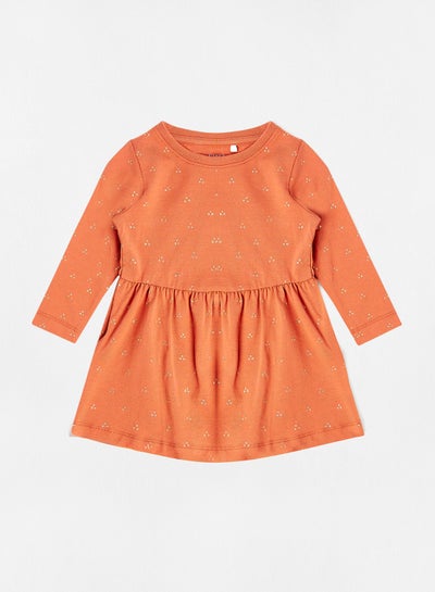 Buy Infant/Baby Organic Cotton Dress Orange in Egypt