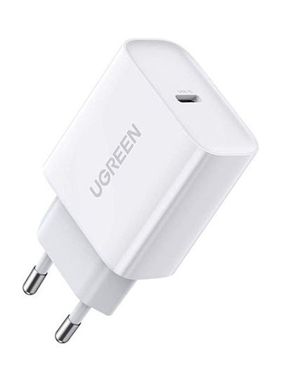 Buy Fast Charging Power Adapter With Pd 20W Eu White in Egypt