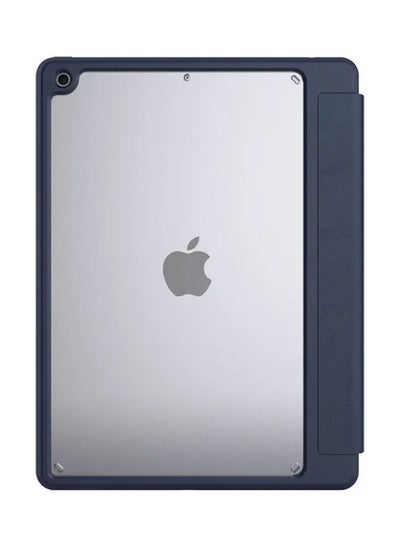 Buy Bevel Leather Case For Apple iPad 10.2 2019/2020 8th Generation Blue in Egypt