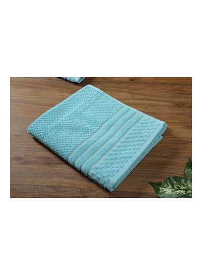 Buy Serene Super Soft Touch Cotton 500Gsm Hand Towel Blue 50x90cm in UAE