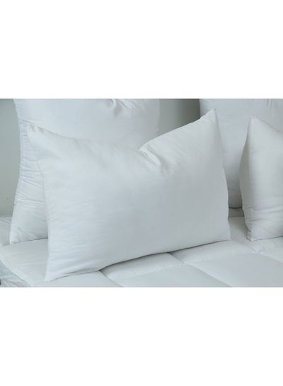 Buy Room Essential Pillow microfiber White 50x75cm in UAE