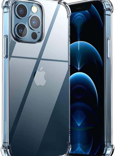 Buy Protective Case Cover For Apple iPhone 13 Pro Max Transparent in UAE