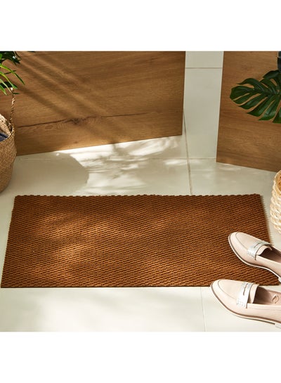 Buy Hobnail Doormat Brown 75 x 40cm in Saudi Arabia