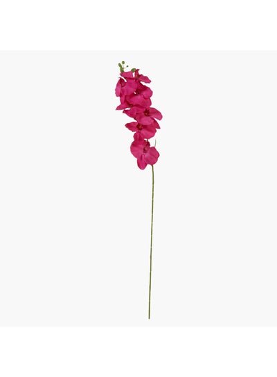 Buy Orchid Room Decorative Flower Stick Pink/Green in UAE