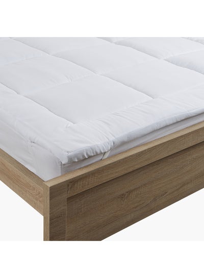 Buy Hilton King Size Mattress Topper Polyester White in Saudi Arabia