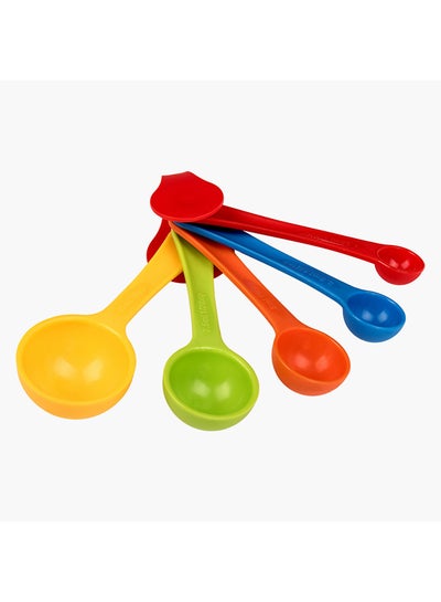 Buy 5-Piece Vega Measuring Spoon Set Green/Blue/Red in Saudi Arabia